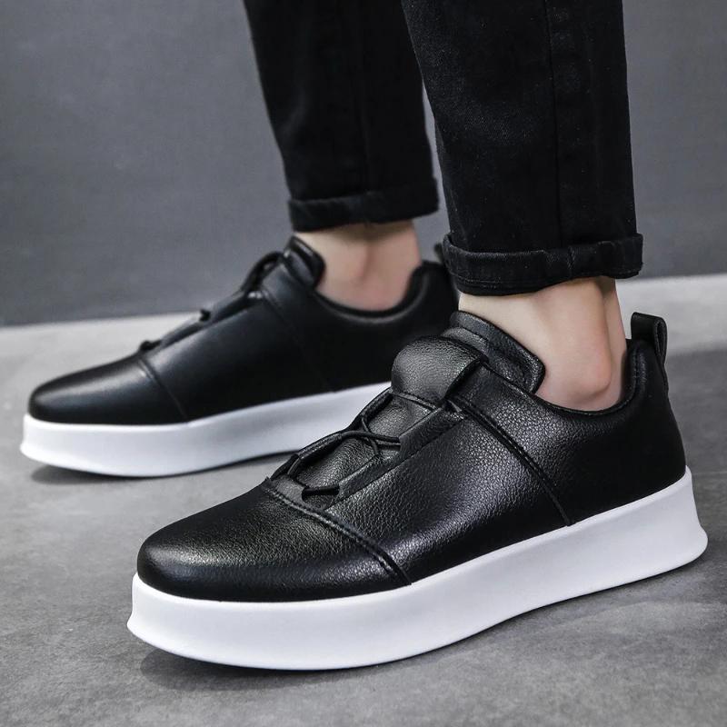 2025 New Men's Sneakers Fashion White Causal Shoes for Men Brand Designer Skateboard Shoes Outdoor Versatile Men's Walking Shoes