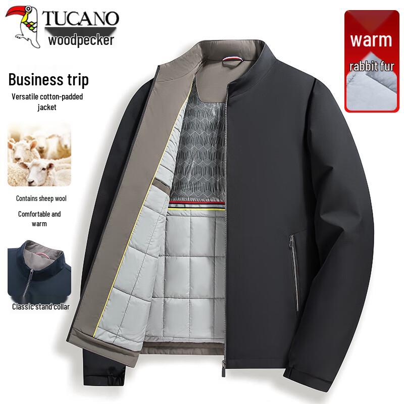 

TUCANO Men s Wool-Blend Padded Jacket 3XL