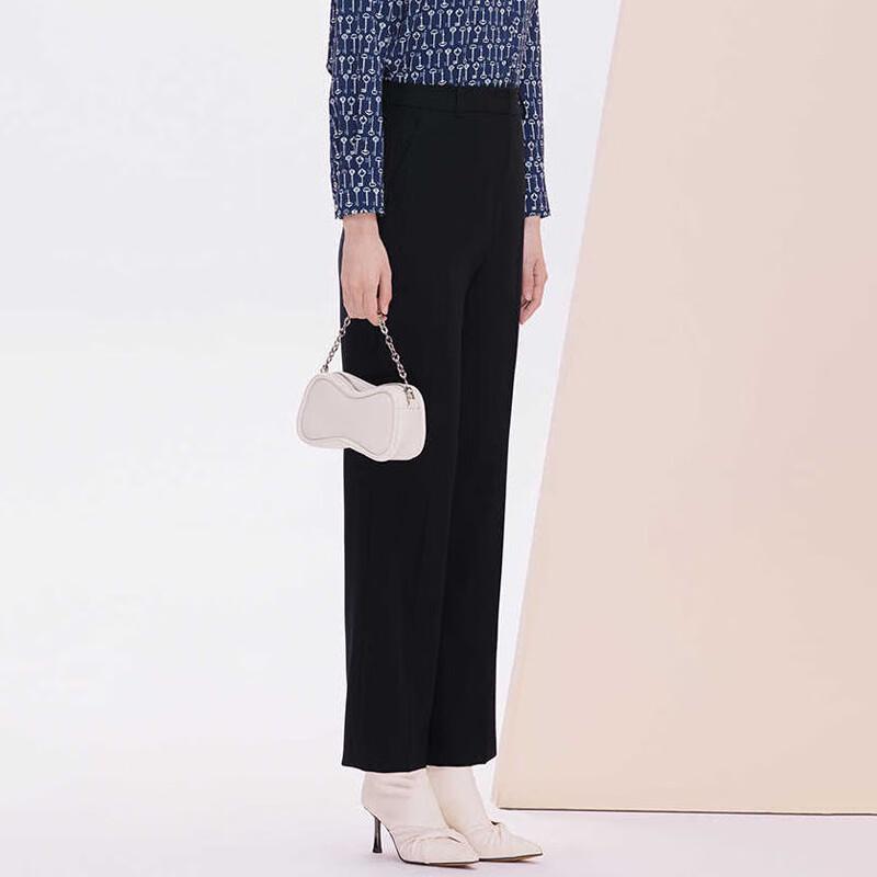 JESSIE Women's Commuter High-Waist Wide-Leg Suit Trousers