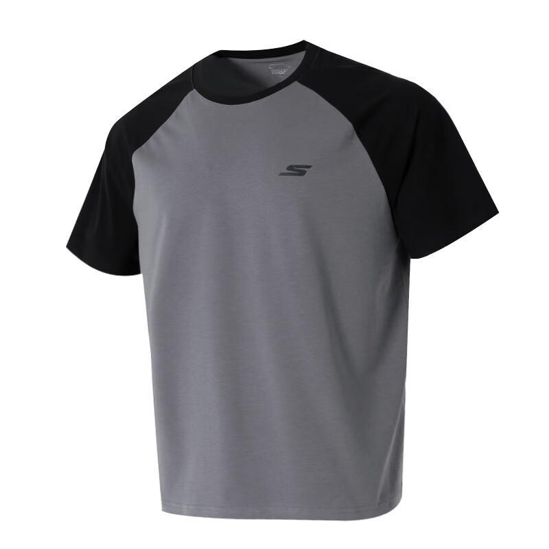 Skechers Fashion Sports Series Logo Fitness Training Comfortable Breathable Casual Short Sleeve T-Shirt Unisex tops Lime P225U119-00Z8 XS