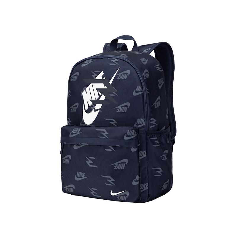 Nike 20L Large Capacity Full Print Casual Versatile Backpack Men Backpack Indigo N32613012GS-012