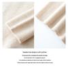 Women's Slim Fit Cashmere High Neck Knit Pullover - Warm Seamless Base Layer Sweater for Autumn and Winter