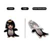 Acrylic Keychain with Fun Expression Design - Cute Penguin Bag Charm for Backpack Purse