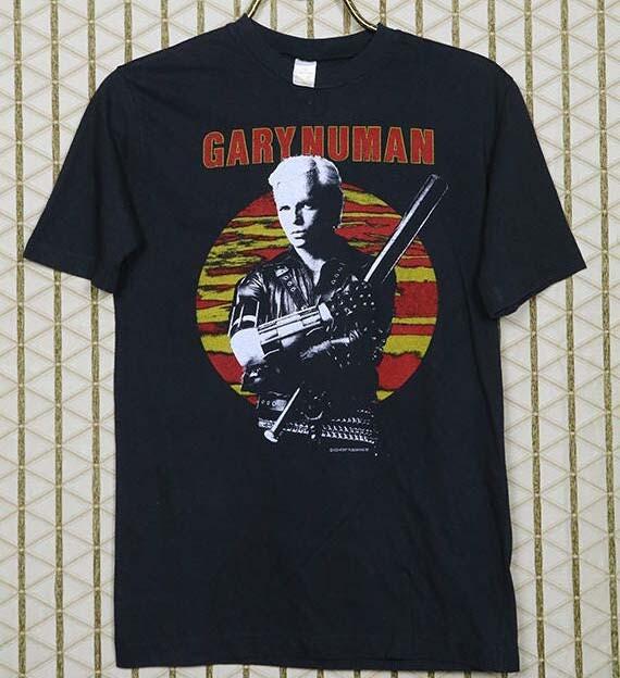 Rare Gary Numan Men Black All Size 7D1455 Unisex T-Shirt XL