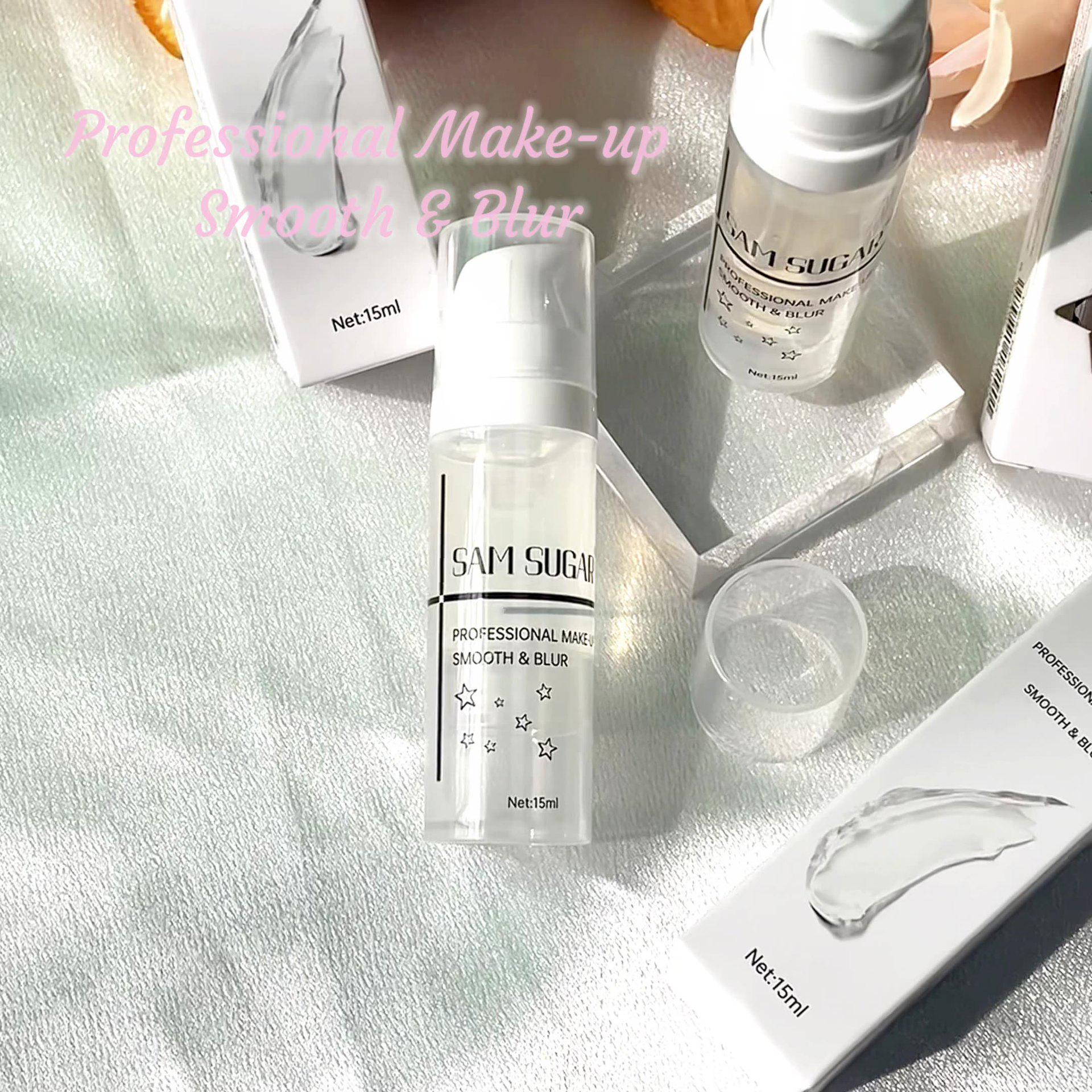 Sam Sugar Invisible Pore Primer: Long-Lasting, Moisturizing, Brightening Face Base Primer