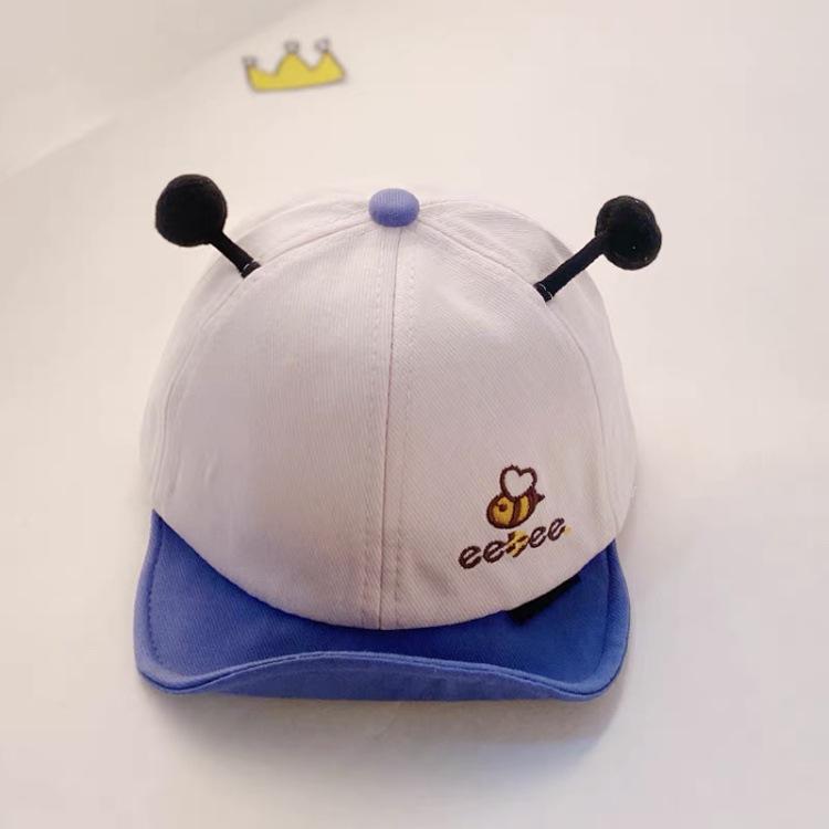 Summer Cute Cartoon Bear Baby Kids Hats Boys Girls Children Outdoor Sunshade Breathable Hats Sun Caps