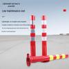 Reflective PU Anti-Collision Bollard: Traffic Intersection Marker, Elastic Lane Divider, Rubber Isolation Post, Road Barrier.