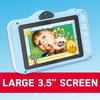 AGFA PHOTO Realikids Cam 2 - Appareil Photo Enfant, Photo, Vidéo, Selfie, Ecran LCD 3.5'', Filtres Photo, Batterie Lithium - Bleu