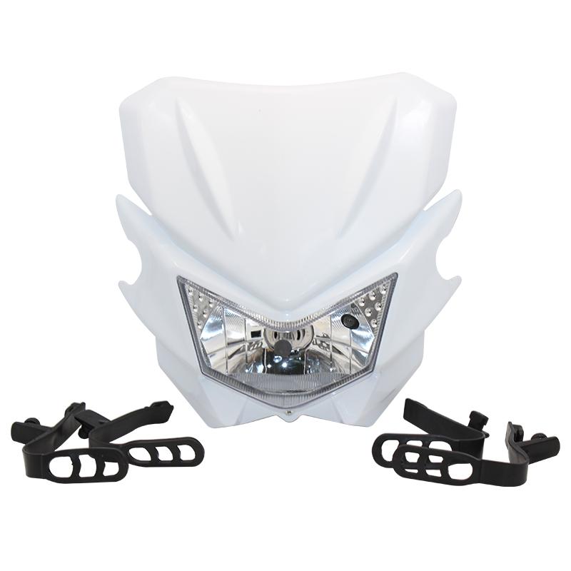 Motorcycle Motocross Headlight Plate for Kawasaki Klx250 KLX 150 450 Universal Headlamp Dirt Bike Headlights Accessories Enduro