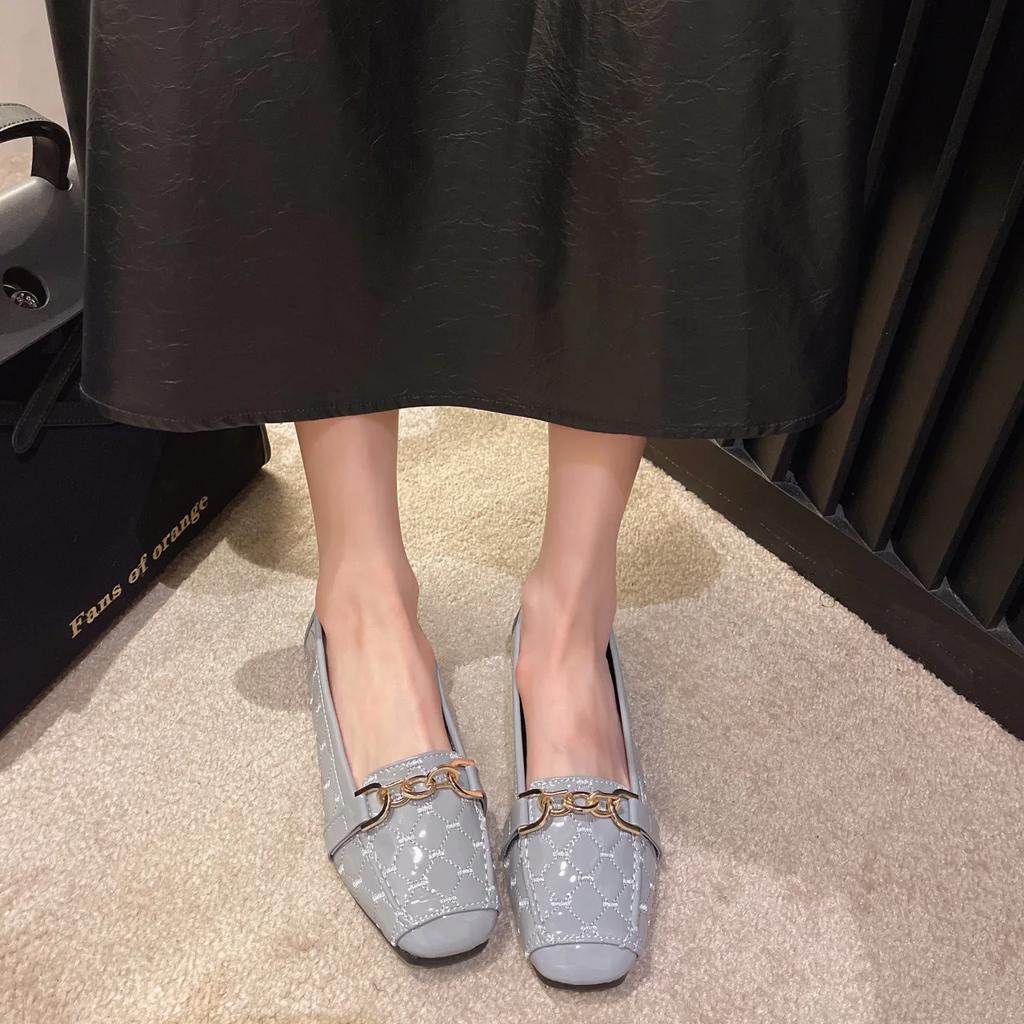 2024 Classic Breathable Shallow Mouth Versatile Casual Shoes Spring and Autumn Women's Comfortable Soft Bottom Flat Shoes