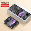Vivo X Flip Phone Case Full Coverage Shockproof PC Leather Cover With Smooth Hinge Design Foldable Smartphone