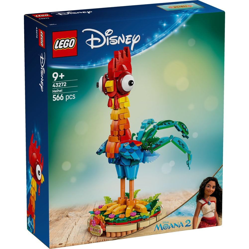 LEGO Disney Princess Hey Hey Building Blocks Toy for Kids Age 9-11, Creative Play Set for Boys and Girls, 43272