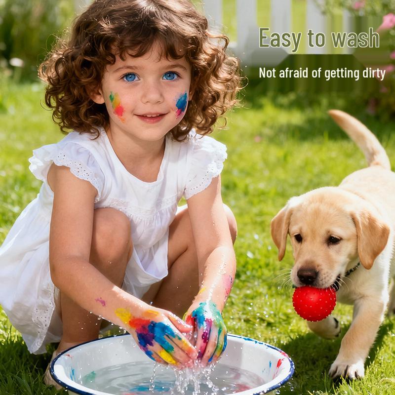 Quick-Drying, Stackable Acrylic Markers for Children's DIY Doodling