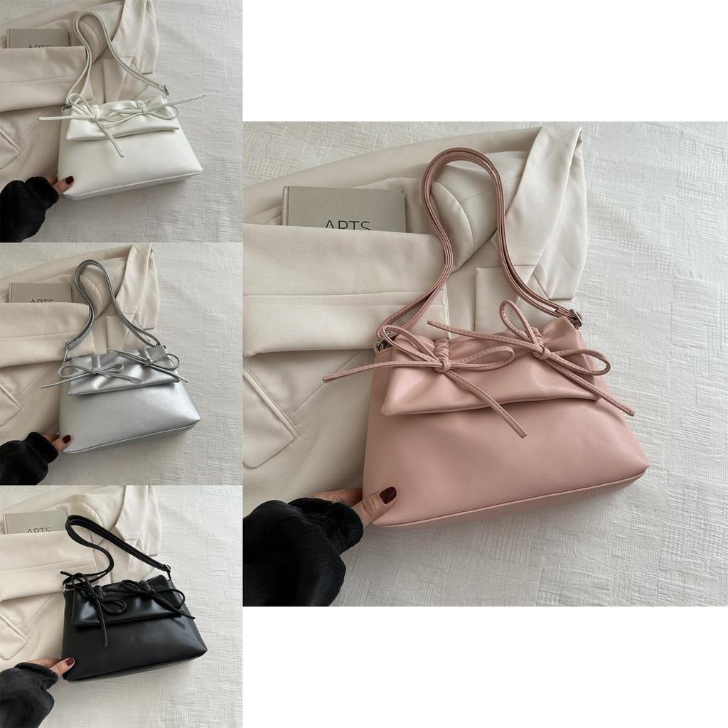 Large Capacity Women's Casual Soft Shoulder Bag 2024 New Stylish Street Fashion Crossbody Bag