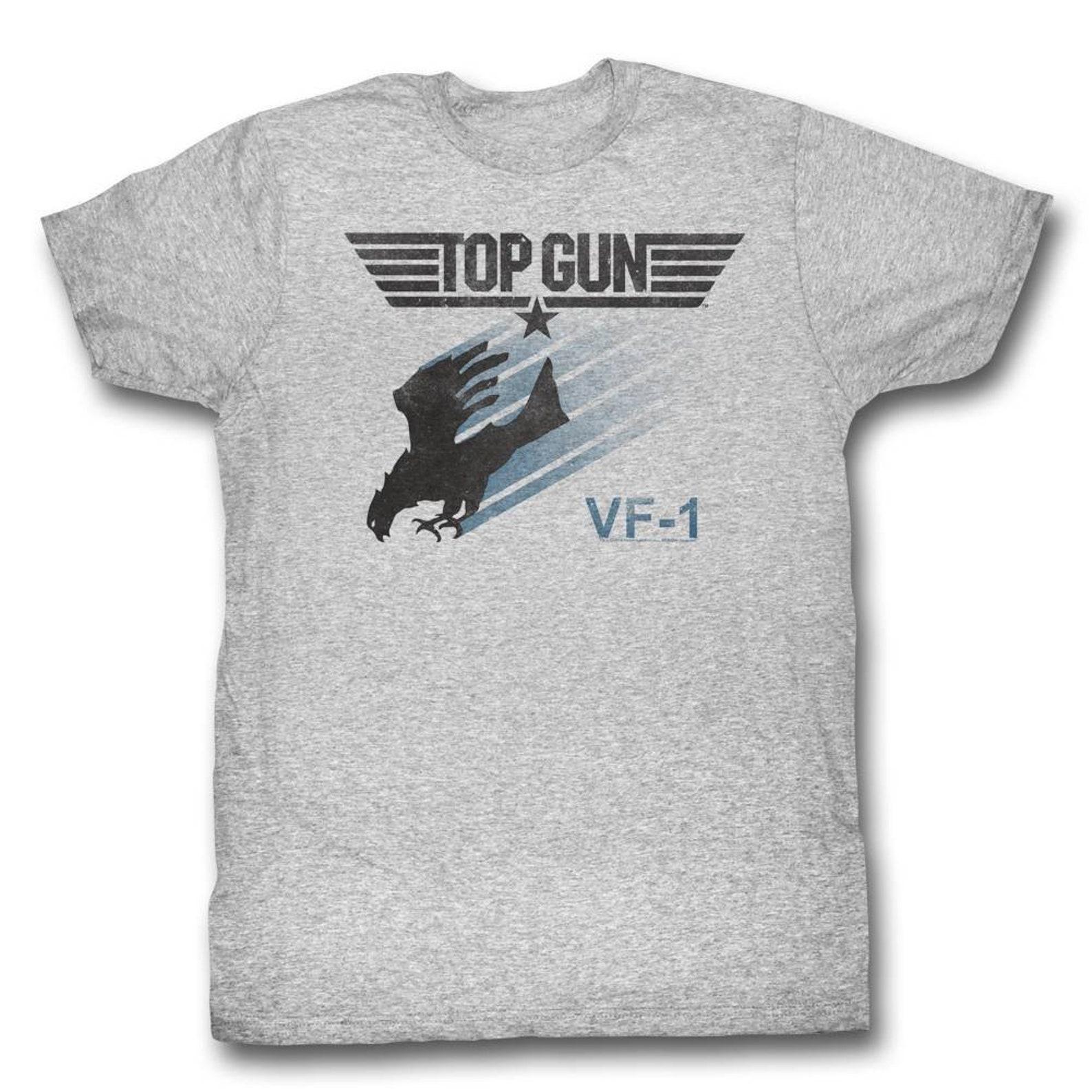Top Gun Bird Of Thunder Gray Heather Adult T-Shirt 3XL