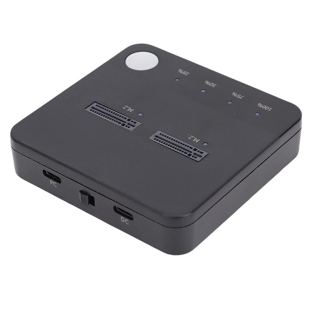 M.2 Hard Drive Duplicator Serial ATA To NVMe Cloner Dock Station Dual SSD Enclosure Support Offline Cloning UASP and