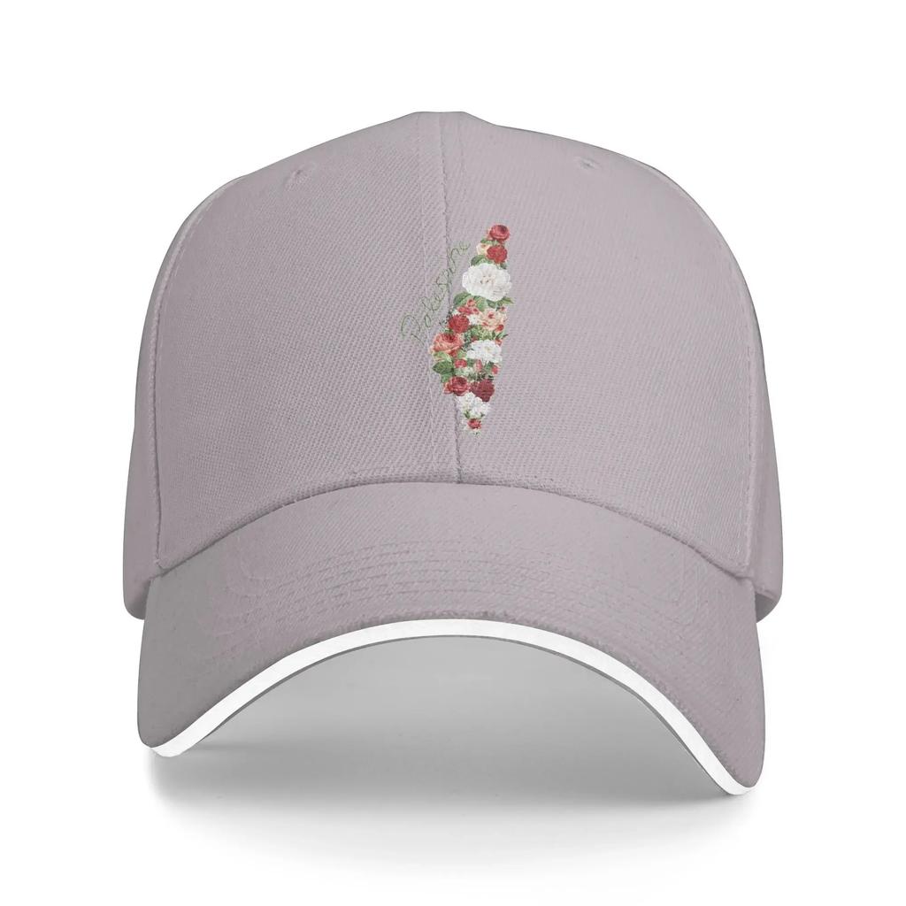 Summer Casual Baseball Cap Palestinian Flower Outdoor Gym Hip Hop Hats For Men Women Sun  y2k Retro Baseball Caps