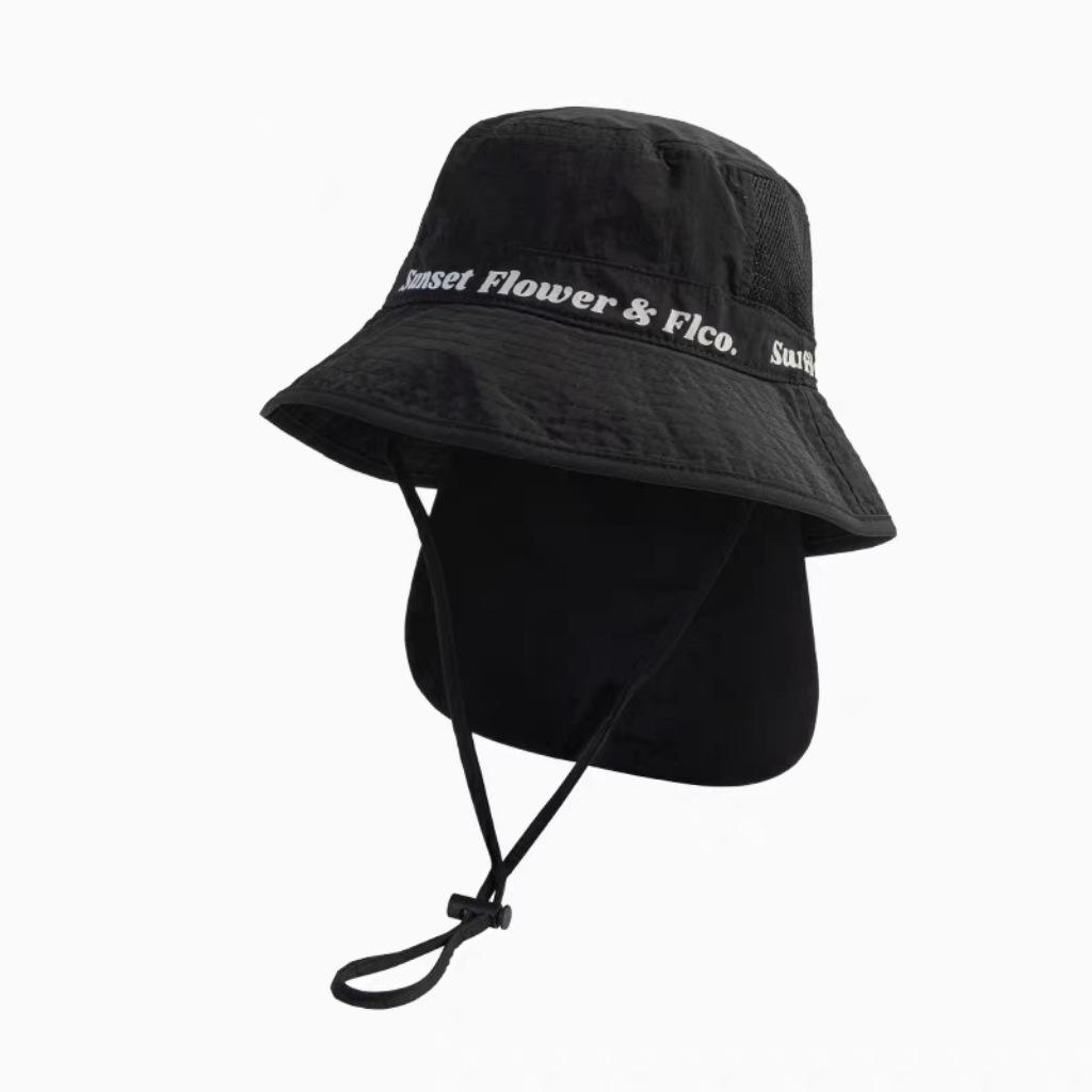 Kids Quick Dry Mesh Sun Hat Lightweight Breathable Outdoor Hiking Bucket Cap With Neck Flap For Boys And Girls Summer UV Protection