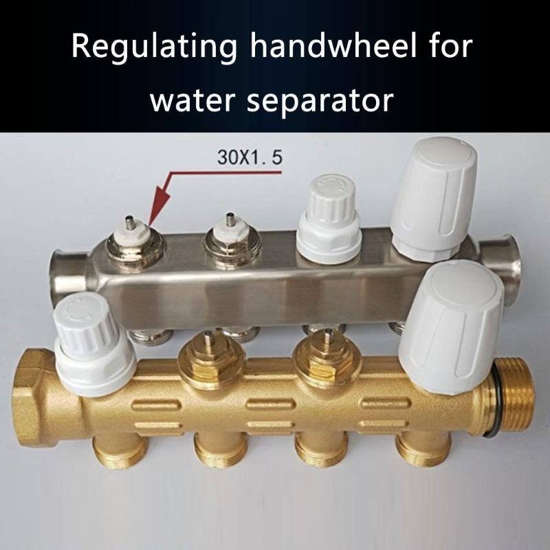 4Pcs Floor Heating Water Distributor Handwheel Switches Radiator Valves Caps