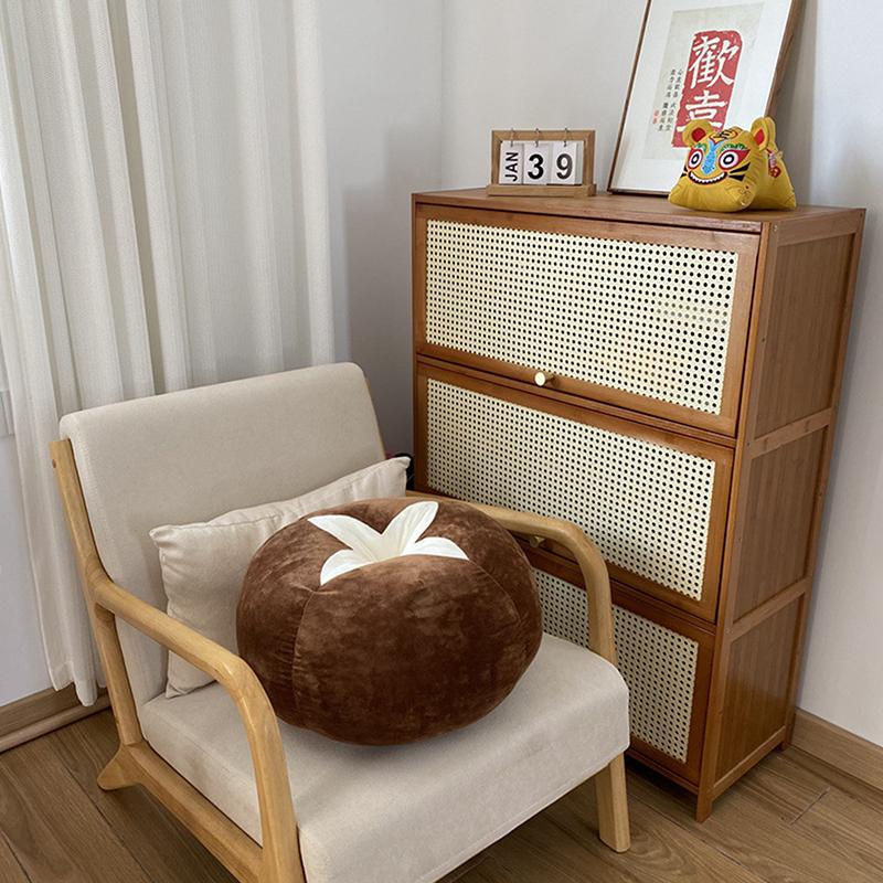 New Sofa Bay Window Cushion Bedroom Room Decoration Ins Style Cute Little Ornaments Mushroom Tomato Cushion Pillow
