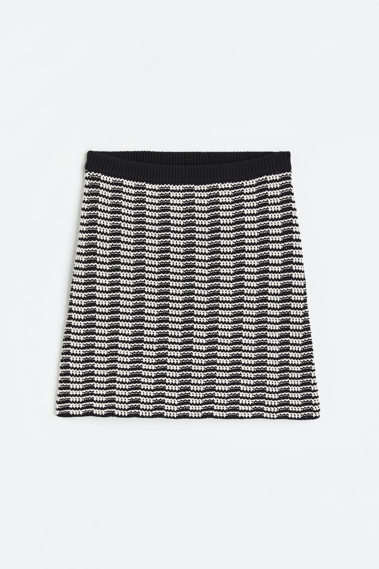 

Textured-knit skirt