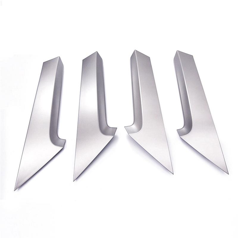 For Toyota Camry 2006-2011 Trim Cover Car Handle Inner Door Panel Parts Car Auto Decoration Car Replacement Parts Silver
