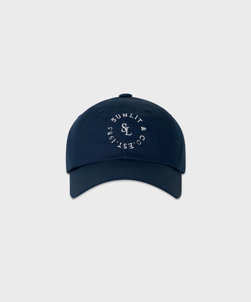 Sseonlis Lettering Ball Cap (Navy)