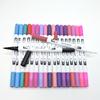 60/120 Colors Dual Tip Brush Art Marker Pens – Watercolor Fineliner & Brush for Manga Coloring Drawing Painting Stationery Supplies