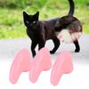 100 Stück   Haustier Katze Weiche PVC-Nagelabdeckung   Kralle   Wrap Pflegezubehör (Hellrosa XS)