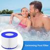 1pc Hot Tub Filter Cartridge - Compatible with Bestway Lay-Z-Spa Coleman SaluSpa Pumps for Clear Water Filtration