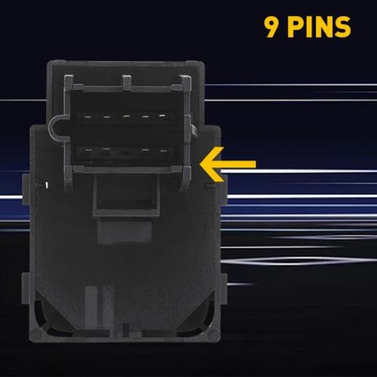 Power Mirror Switch Control For 1999-02 Silverado 1500 2500 3500 00-02 Yukon XL