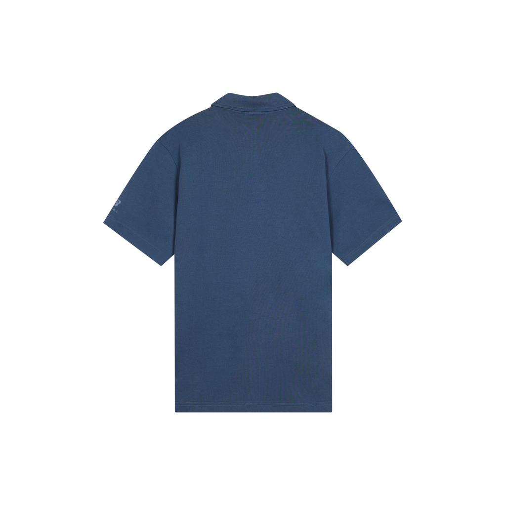 New Balance Sport Lifestyle Polo Tee Asia Sizing 'Blue' Men's 5FD24193-NV