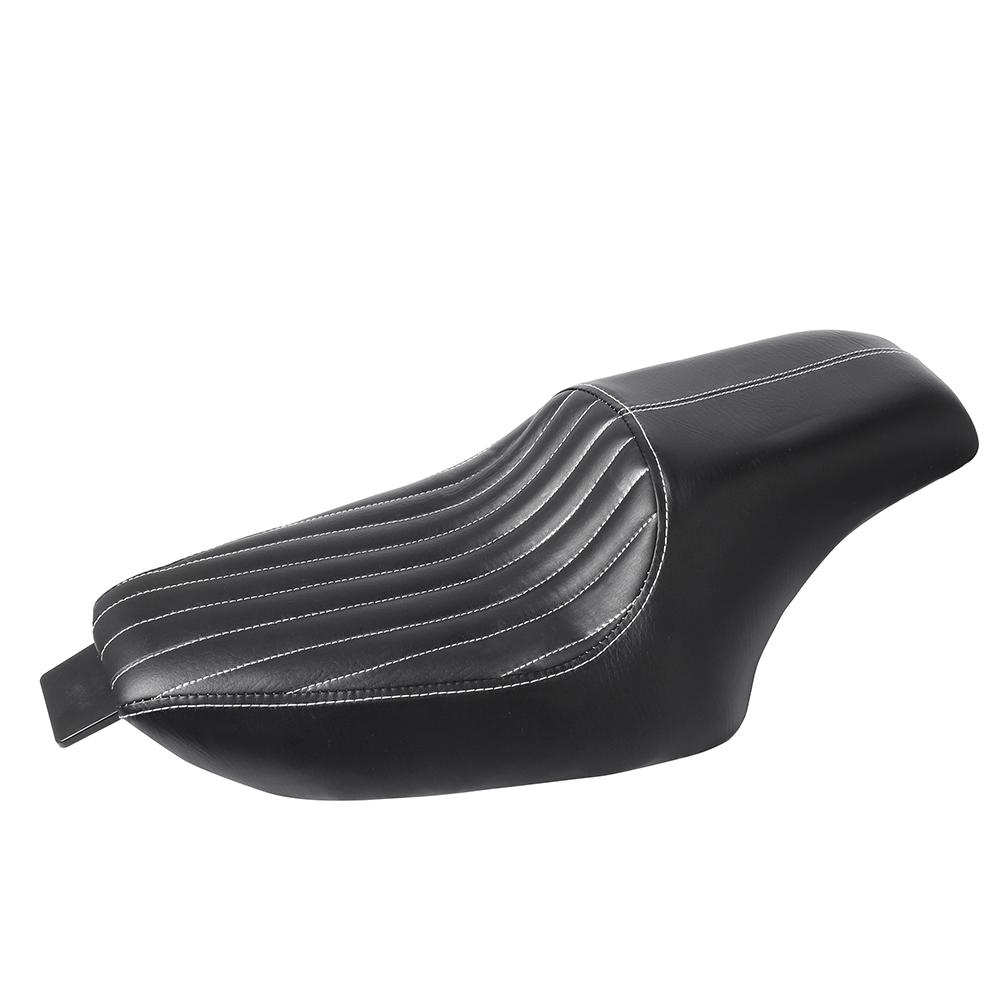 Motorcycle Leather Two Up Driver Front Rear Passenger Seat For Harley Sportster XL Iron 883 1200 48 Forty-eight 2004-2016