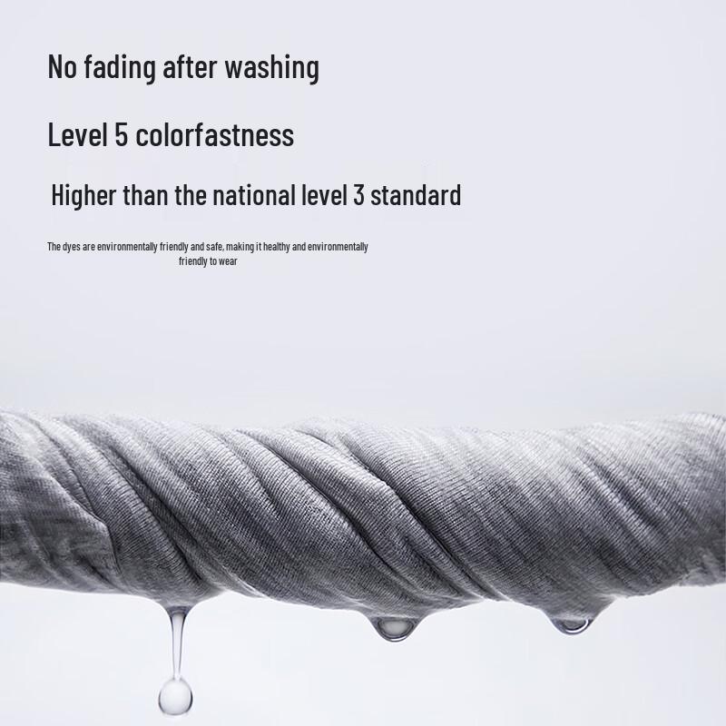 Yiershuang Men's 100% Cotton Extended Leg Boxer Briefs (3-Pack)