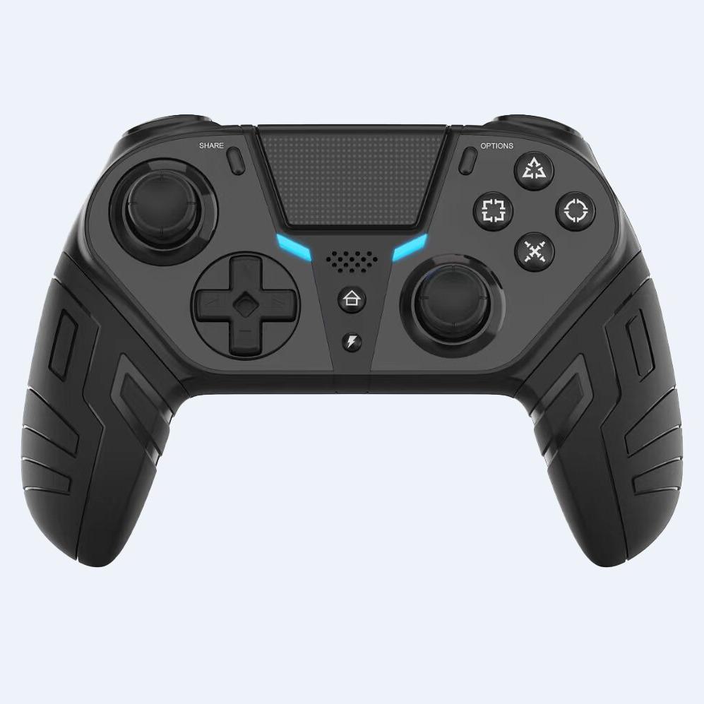 Controler de joc wireless PS4: Vibrații somatosenzoriale, programare macro, rafale cu un singur buton, compatibil cu mobil/PC/PS4