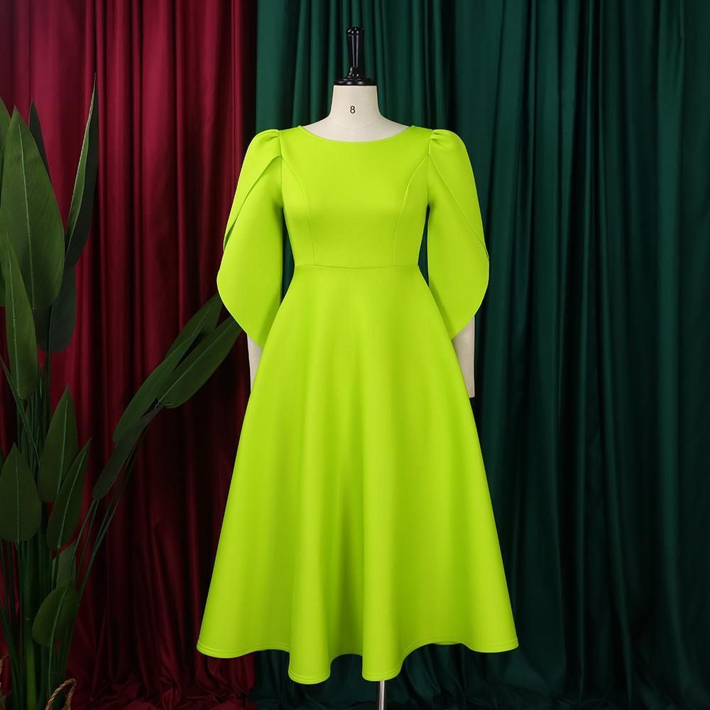 High-end and Fashionable Women's Evening Gown, Elegant and Graceful Foreign Trade Dress with Large Swing Skirt for Party