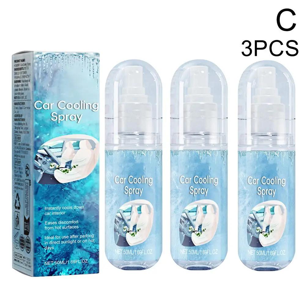 Car Cooling Spray Rapid Temperature Reduction For Summer,Non-Flammable Safe Interior Mist,Long-Lasting For Emergency Heat R E8C7