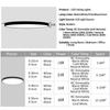 Led Ceiling Lamp 18w 24w 36w Modern Panel Ceiling Lights For Living Room Bedroom Kitchen Indoor Lighting Remote control 110 220V