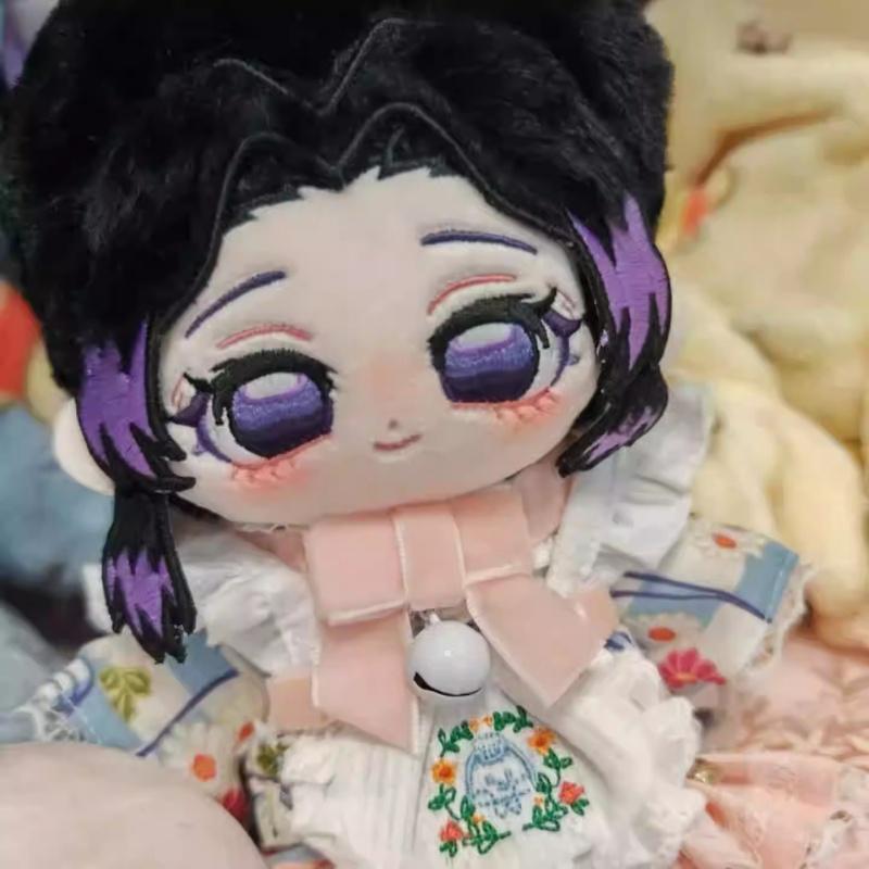 Anime Demon Slayer Kochou Shinobu 20cm Plush Doll Anime Peripheral Character Doll Room Decoration Girl Birthday Surprise Gifts