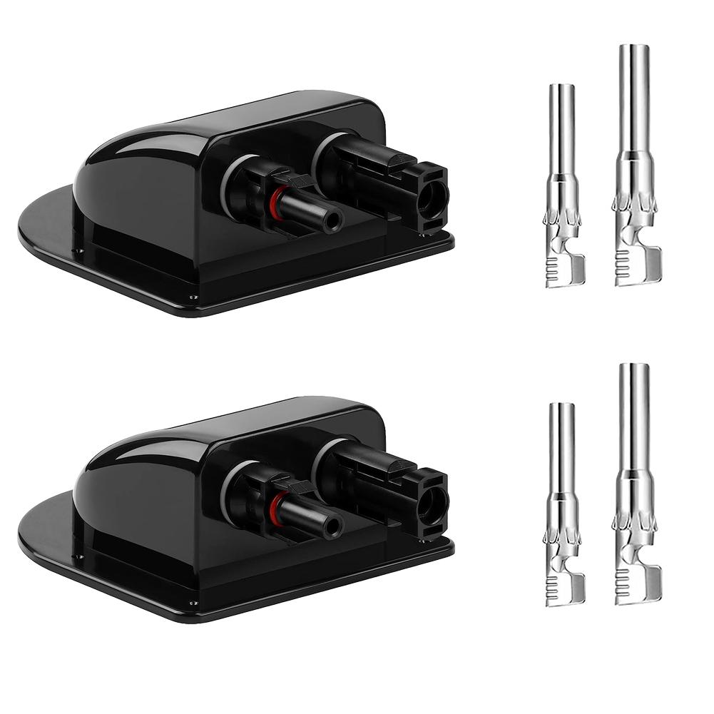 Solar Cable Gland Solar Connection Box Cells Panel Waterproof 12 X 9.5 X 4cm Box Cable Housing Solar Practical