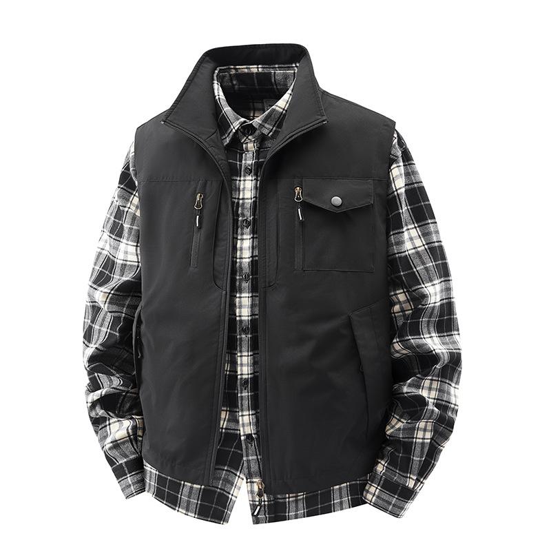 Outdoor Quick-Drying Vest Men's Spring and Autumn Breathable Sports Vest Vest Vest Jacket