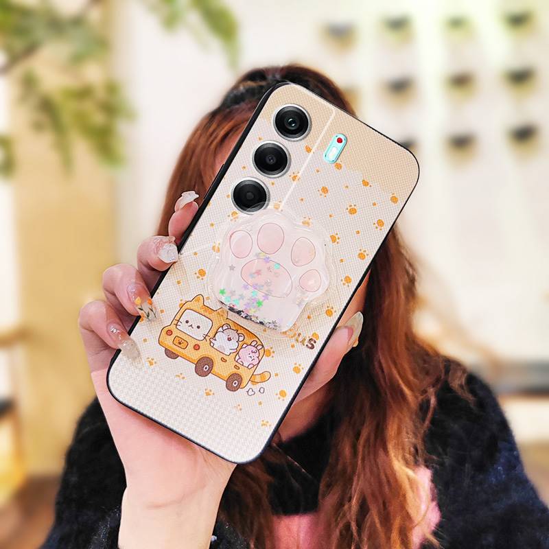 TPU Phone Lens Protection Phone Case For Tecno Camon40 4G/CM5 Waterproof Skin Feel Silicone Back Cover Simplicity Cute
