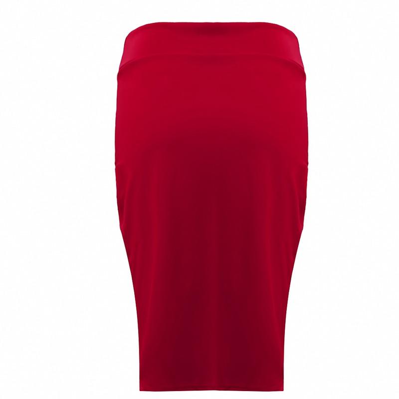 Women Fashion Sexy Office Slimming Buttocks Knee-Length Skirt Stretchable Midi Pencil Skirt