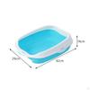 Cat Toilet Open Top Pet Litter Tray Kitten Pan for Small Pets Rabbit