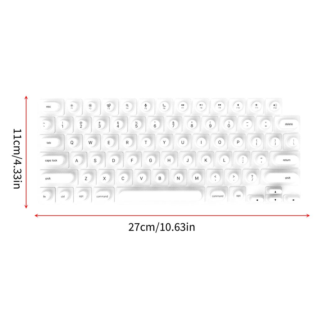 Long Nail Keyboard Cover Raised Keyboard Protector Compatible with MacBook Pro/Air Nail Art