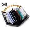 Slim Card Holder Holds Up To 10 Cards Stainless Steel Portable RFID Blocking Protects Privacy Card Wallet Lightweight Card Organizer