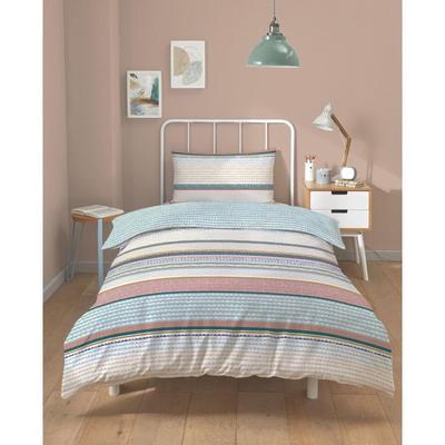 "Scandi Stripe" Duvet Cover Set All Sizes 100% Cotton / 57 Threads/cm² - Duvet Cover Set 140 X 200 Cm + 1 Pillowcase 63