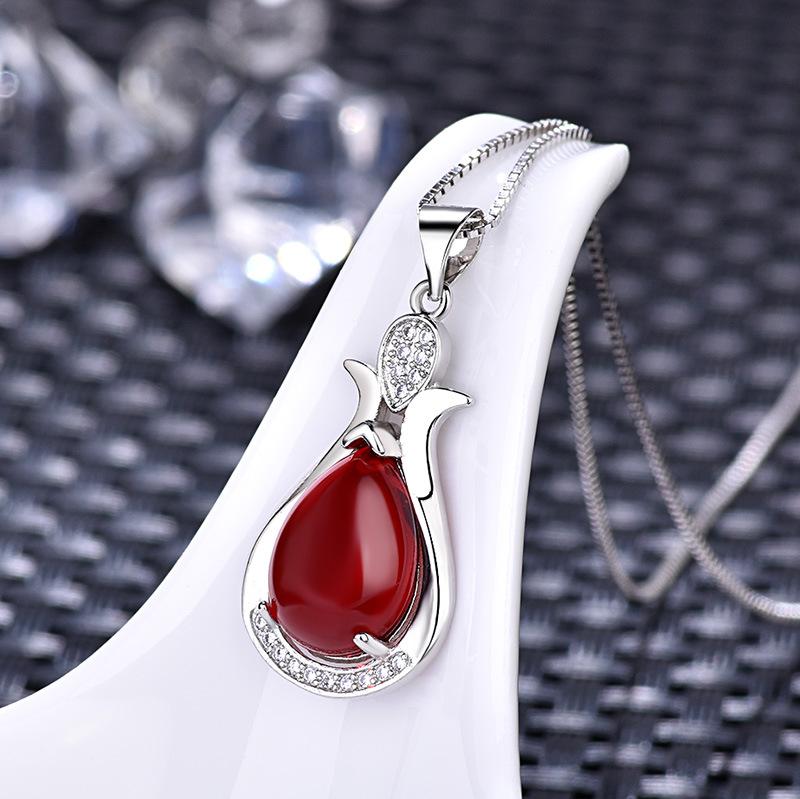 Lindon Women Necklace Pendant Copper Alloy Zircon Fashion Gift
