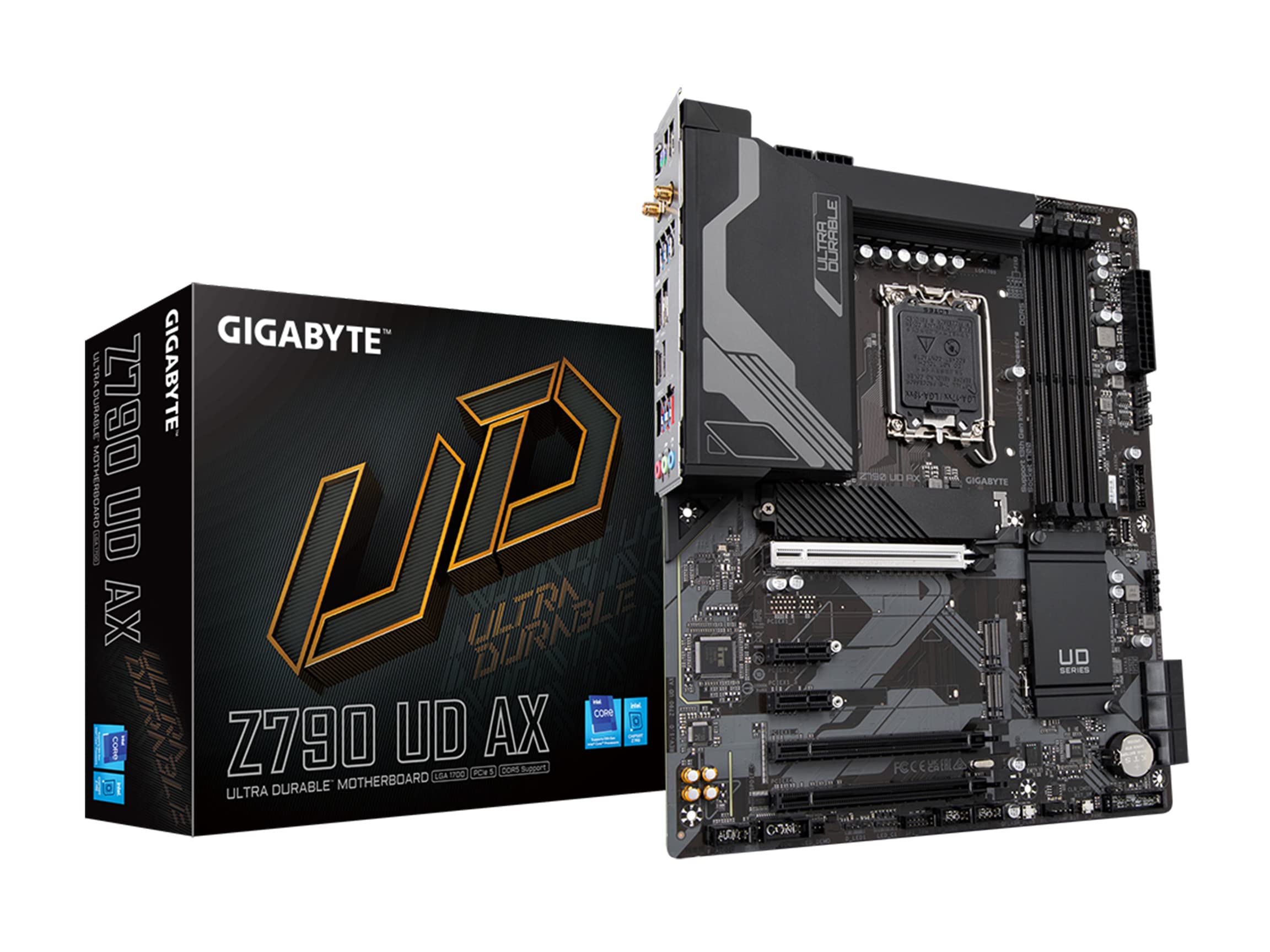 

Материнська плата GIGABYTE Z790 UD AX з Intel Z790 MB5930 [чипсет ATX]