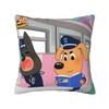 Sheriff Labrador Square Pillowcase Pillow Cover Cushion Zip Decorative Comfort Throw Pillow for Home Bedroom